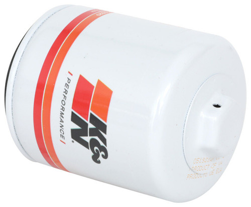K&N HP-1021 Premium Oil Filter with Wrench Off Nut - High Flow Media, 1 Year Warranty