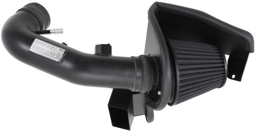 K&N 71-3527 Blackhawk Cold Air Intake System for 2011-2014 Ford Mustang - Black Dry Filter, Black Tube, 14.25 HP Gain