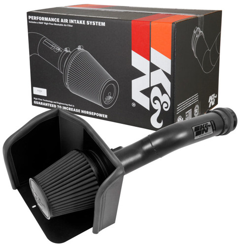 K&N 71-9039 Blackhawk Cold Air Intake System for 2016-2023 Toyota Tacoma - Black Dry Filter, Black Tube, 15.57 HP Gain