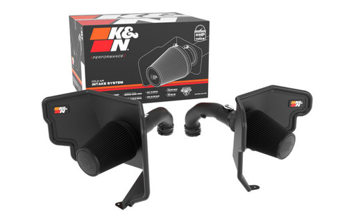 K&N 71-9042 Blackhawk Cold Air Intake System for 2022-2026 Toyota Sequoia Tundra - Black Dry Filter, Black Tube, 17 HP Gain