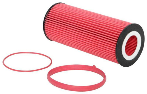 K&N HP-7015 Premium Cartridge Oil Filter - High Flow Media, Includes 2 O-Rings, 1 Year Warranty