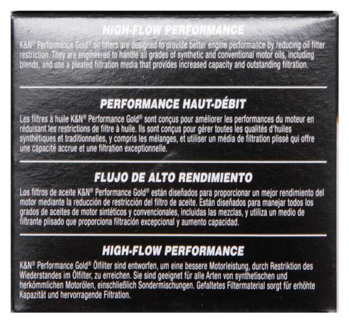 K&N HP-7021 Premium Cartridge Oil Filter with Removal Nut - High Flow Media, 1 Year Warranty