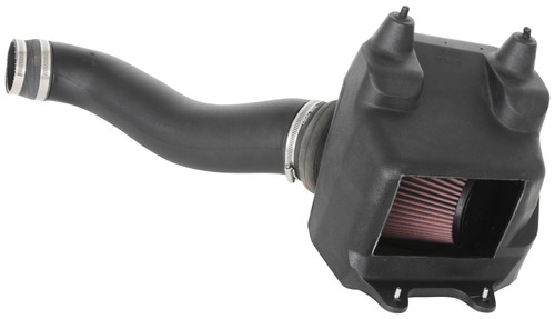 K&N 63-1587 63 Series AirCharger Performance Air Intake System for 2020-2023 Jeep Gladiator, Wrangler - Red Cotton Gauze Filter, Enclosed Air Box