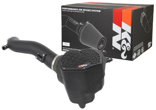 K&N 63-1587 63 Series AirCharger Performance Air Intake System for 2020-2023 Jeep Gladiator, Wrangler - Red Cotton Gauze Filter, Enclosed Air Box