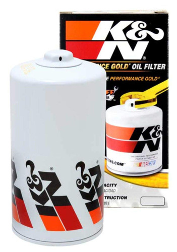 K&N HP-4005 Premium Oil Filter with Wrench Off Nut - High Flow Media, 1 Year Warranty