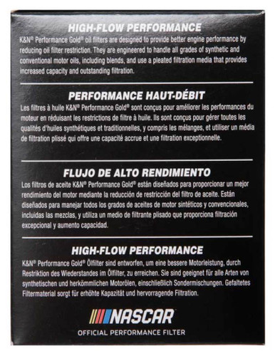 K&N HP-7032 Premium Cartridge Oil Filter - High Flow Media, Includes O-Rings & Washer, 1 Year Warranty