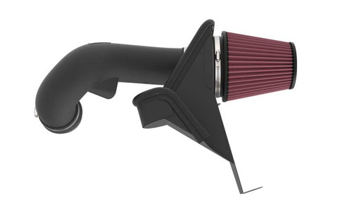 K&N 63-1593 63 Series AirCharger Performance Air Intake System for 2022-2024 Jeep Grand Cherokee - Red Cotton Gauze Filter