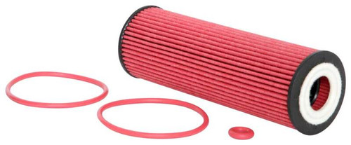 K&N HP-7037 Premium Cartridge Oil Filter - High Flow Media, Includes 2 O-Rings, 1 Year Warranty