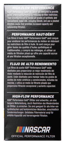K&N HP-7037 Premium Cartridge Oil Filter - High Flow Media, Includes 2 O-Rings, 1 Year Warranty