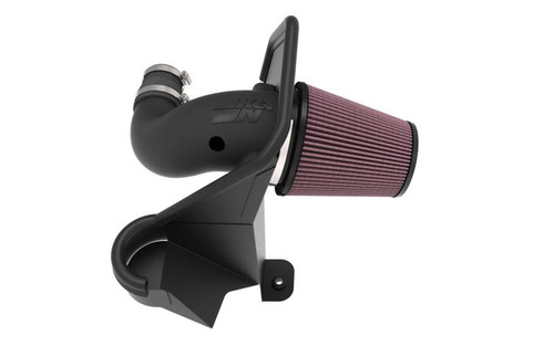 K&N 63-1595 63 Series AirCharger Performance Air Intake System for 2022-2024 Jeep Grand Cherokee - Red Cotton Gauze Filter