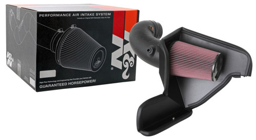 K&N 63-2515 63 Series AirCharger Performance Air Intake System for 2020-2022 Ford Mustang - Red Cotton Gauze Filter