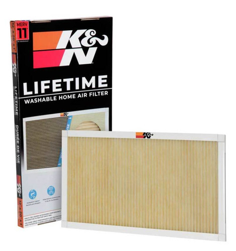K&N HVC-11220 MERV 11 Washable HVAC Filter 12x20x1 - Synthetic Media, Lifetime Warranty