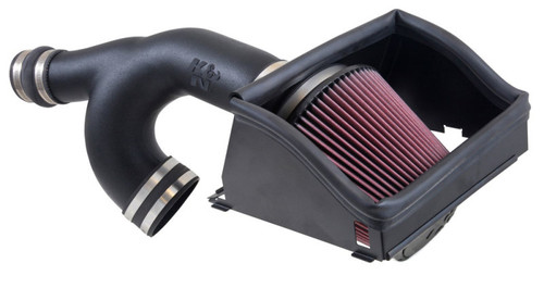 K&N 63-2593 63 Series AirCharger Performance Air Intake System for 2015-2026 Ford F-150 - Red Cotton Gauze Filter