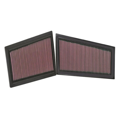 K&N High-Flow Air Filter 33-2940 (Set of 2) for 2007-2013 Mercedes-Benz E320 E350 GL320 ML350 - Panel Replacement Filter