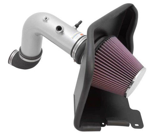 K&N 69-5309TS Typhoon Performance Air Intake System for 2011-2014 Hyundai, Kia Optima, Sonata - Silver Aluminum Tube