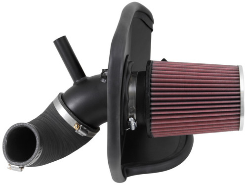 K&N 69-5311TTK Typhoon Performance Air Intake System for 2013-2014 Hyundai Genesis Coupe - Black Aluminum Tube