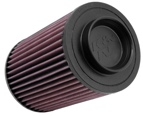 K&N PL-8007 High-Flow Round Straight Replacement Air Filter for 2008-2017 Polaris RZR 800 - Includes DryCharger