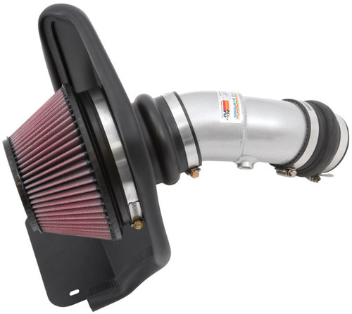 K&N 69-5313TS Typhoon Performance Air Intake System for 2014-2024 Kia Soul - Silver Aluminum Tube