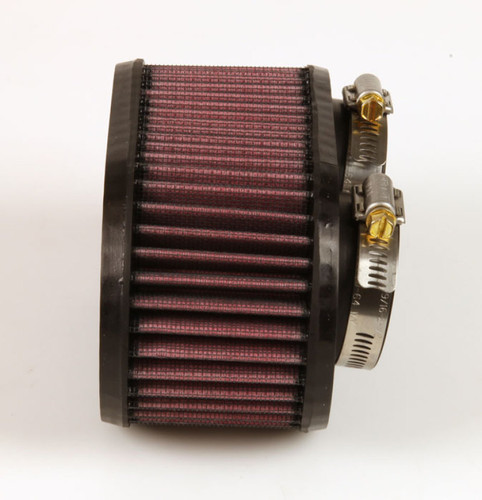 K&N R-0990 Universal Clamp-On Oval Dual Flange Air Filter - Cotton Gauze High Performance