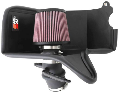K&N 69-5327TC Typhoon Performance Air Intake System for 2021-2025 Hyundai Elantra - Black Aluminum Tube