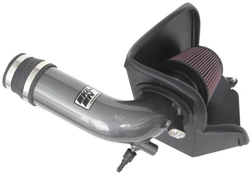 K&N 69-5328TC Typhoon Performance Air Intake System for 2021-2025 Hyundai, Kia Santa Cruz, Santa Fe, Sorento - Gunmetal Gray Tube