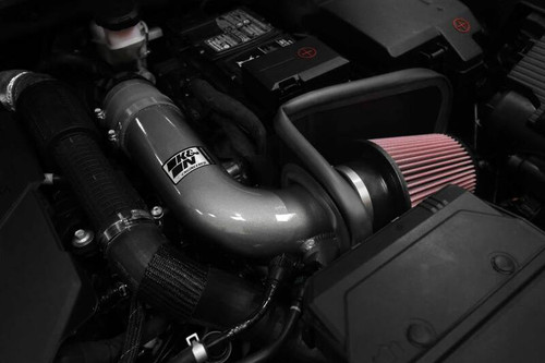 K&N 69-5328TC Typhoon Performance Air Intake System for 2021-2025 Hyundai, Kia Santa Cruz, Santa Fe, Sorento - Gunmetal Gray Tube