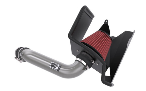 K&N 69-5330TS Typhoon Performance Air Intake System for 2022-2023 Hyundai Kona N - Silver Aluminum Tube
