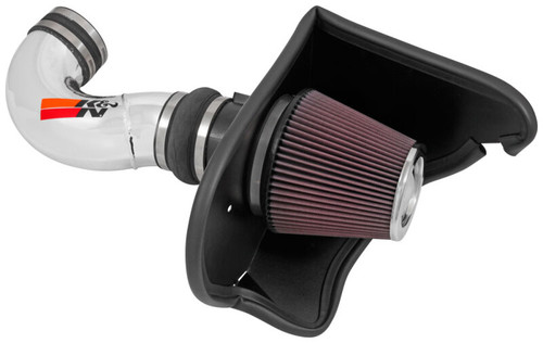 K&N 69-4534TP Typhoon Performance Air Intake System for 2016-2024 Chevrolet Camaro - Polished Aluminum Tube