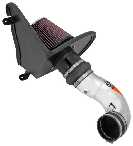 K&N 69-4534TP Typhoon Performance Air Intake System for 2016-2024 Chevrolet Camaro - Polished Aluminum Tube