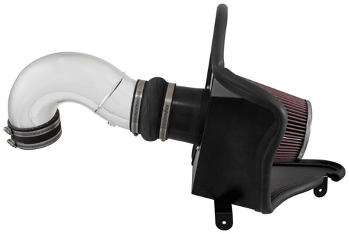 K&N 69-4534TP Typhoon Performance Air Intake System for 2016-2024 Chevrolet Camaro - Polished Aluminum Tube