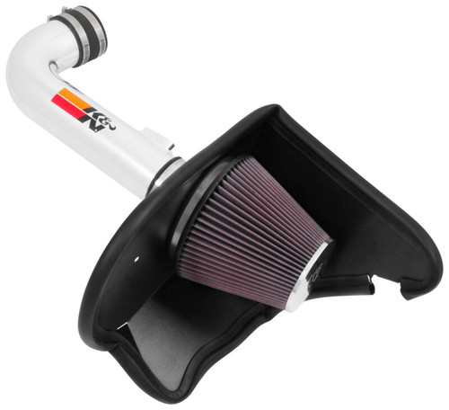 K&N 69-4535TP Typhoon Performance Air Intake System for 2016-2024 Chevrolet Camaro - Bright Mirrored Finish Tube