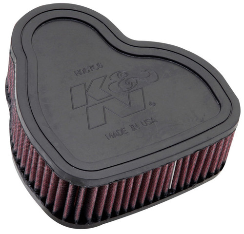 K&N HA-1330 Unique Replacement Air Filter for Honda - Red Cotton Gauze, Lifetime Warranty