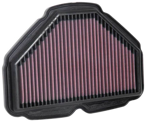 K&N HA-1818 Unique Replacement Air Filter for 2018-2025 Honda Gold Wing - Red Cotton Gauze, Lifetime Warranty
