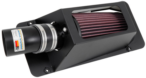K&N 69-2024TTK Typhoon Performance Air Intake System for 2012-2014 Mini Cooper - Black Aluminum Tube