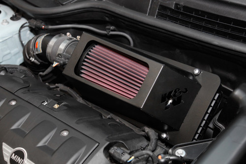 K&N 69-2024TTK Typhoon Performance Air Intake System for 2012-2014 Mini Cooper - Black Aluminum Tube