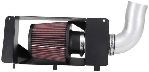 K&N 69-2025TS Typhoon Performance Air Intake System for 2011-2014 Mini Cooper - Silver Aluminum Tube
