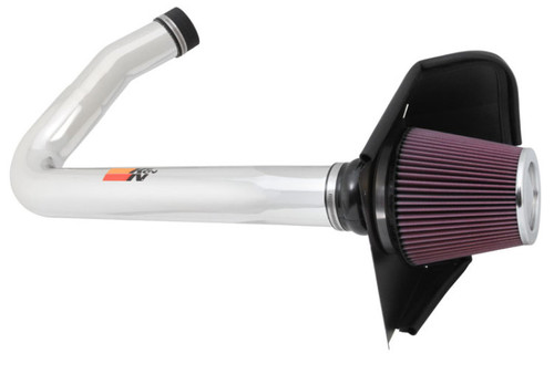 K&N 69-2544TP Typhoon Performance Air Intake System for 2011-2023 Chrysler, Dodge 300, Challenger, Charger - Polished Tube