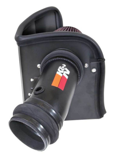 K&N 69-2550TTK Typhoon Performance Air Intake System for 2015-2016 Dodge Challenger, Charger - Textured Black Tube