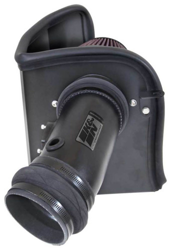 K&N 69-2550TTK Typhoon Performance Air Intake System for 2015-2016 Dodge Challenger, Charger - Textured Black Tube