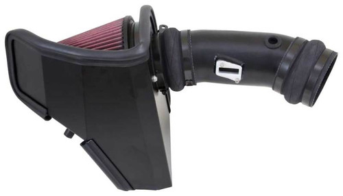 K&N 69-2550TTK Typhoon Performance Air Intake System for 2015-2016 Dodge Challenger, Charger - Textured Black Tube