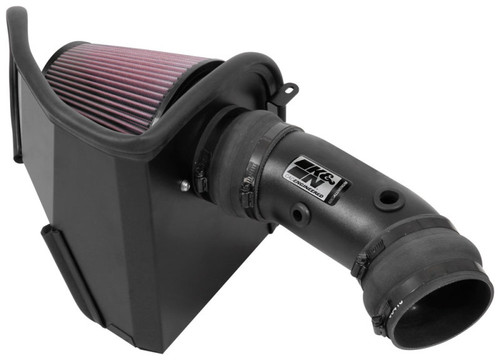 K&N 69-2553TTK Typhoon Performance Air Intake System for 2017-2023 Dodge Challenger, Charger - Black Tube