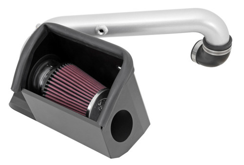 K&N 69-3303TS Typhoon Performance Air Intake System for 2012-2017 Fiat 500 - Silver Tube