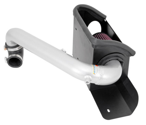 K&N 69-3303TS Typhoon Performance Air Intake System for 2012-2017 Fiat 500 - Silver Tube