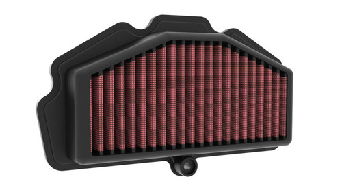 K&N KA-6517 Panel Replacement Air Filter for 2017-2025 Kawasaki Z650 Ninja 650 - Red Cotton Gauze, Lifetime Warranty