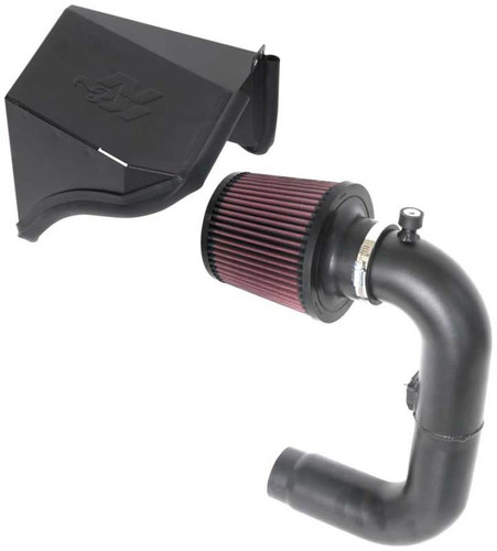 K&N 69-8011TTK Typhoon Cold Air Intake System for 2018-2020 Subaru WRX - Textured Black Tube, 17.4 HP Gain