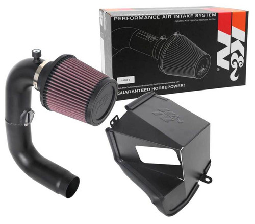 K&N 69-8011TTK Typhoon Cold Air Intake System for 2018-2020 Subaru WRX - Textured Black Tube, 17.4 HP Gain