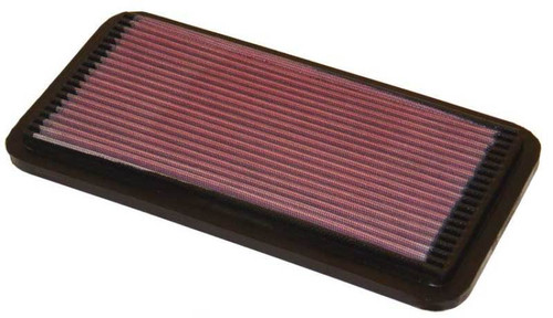 K&N 33-2030 High-Flow Replacement Panel Air Filter for 1984-1995 Toyota Camry Corolla Celica Lexus ES250 - 12.375x6.313 in