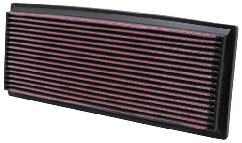 K&N 33-2046 High-Flow Replacement Panel Air Filter for 1986-1997 Jeep Cherokee Wrangler Comanche - 13.125x5.25 in