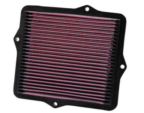 K&N 33-2047 High-Flow Replacement Panel Air Filter for 1992-1997 Honda Civic &amp; Civic del Sol - 8.375x7.438 in