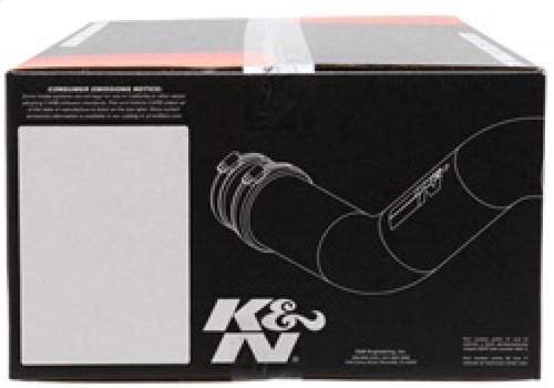 K&N 69-6030-1TFK Typhoon Performance Air Intake System for 2004-2011 Mazda RX-8 - Flat Black Aluminum Tube